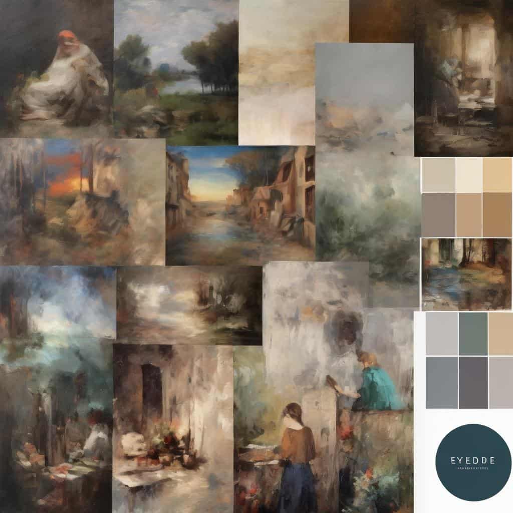 Ζωγραφιές τέχνης και δημιουργικότητας με αυθεντικό στιλ, εμπνέοντας τέχνες και έκφραση.