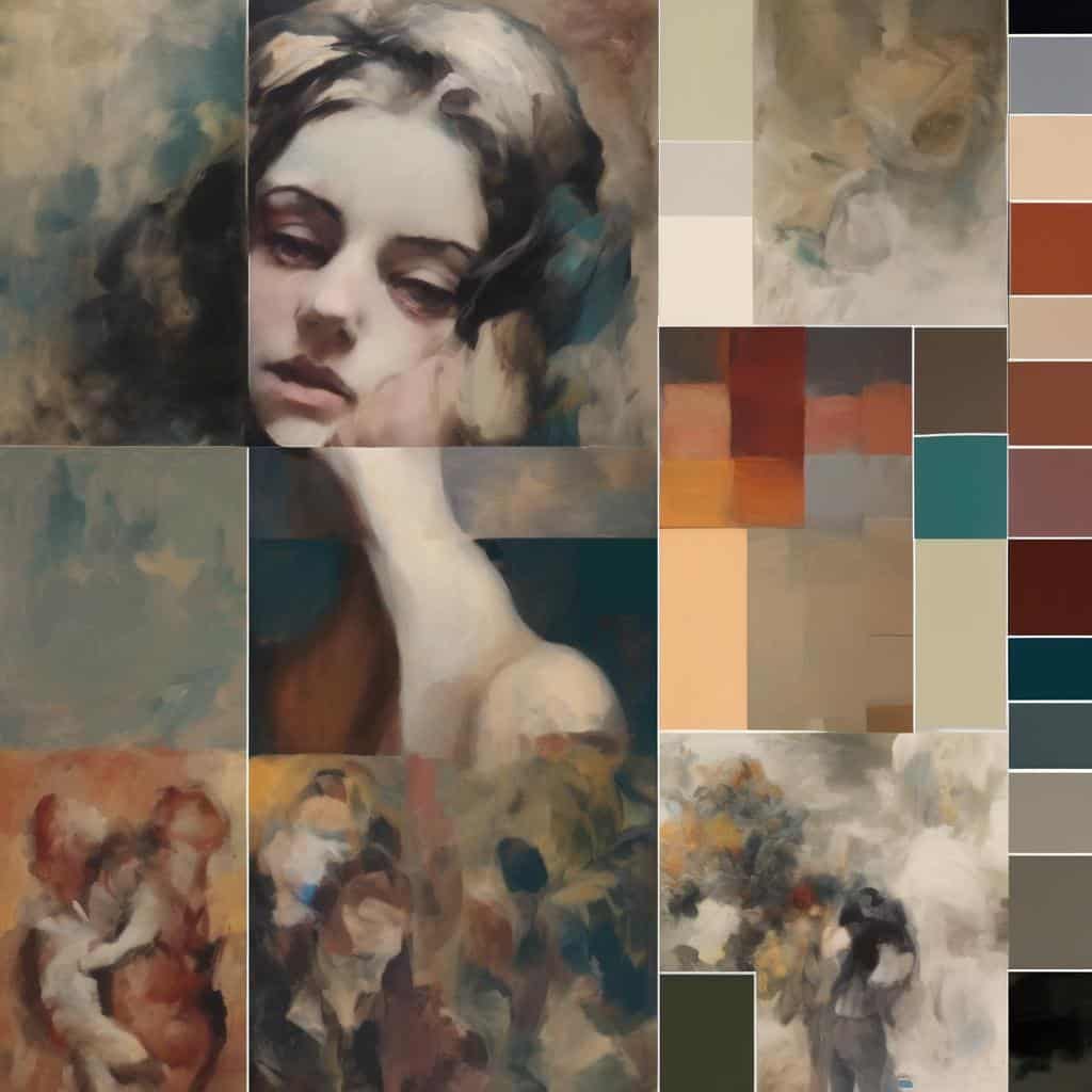 Ομορφιά και αυθεντικότητα στις τέχνες, δημιουργικότητα σε ζωγραφικά έργα.